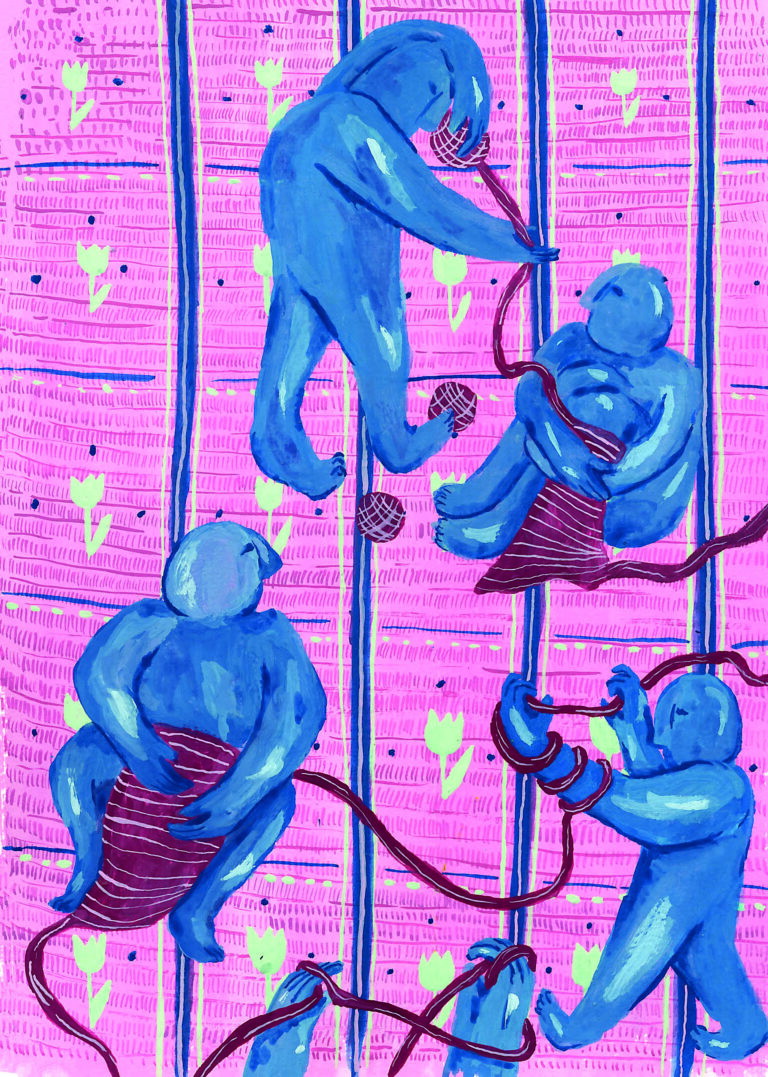Illustration pour la revue Axelle